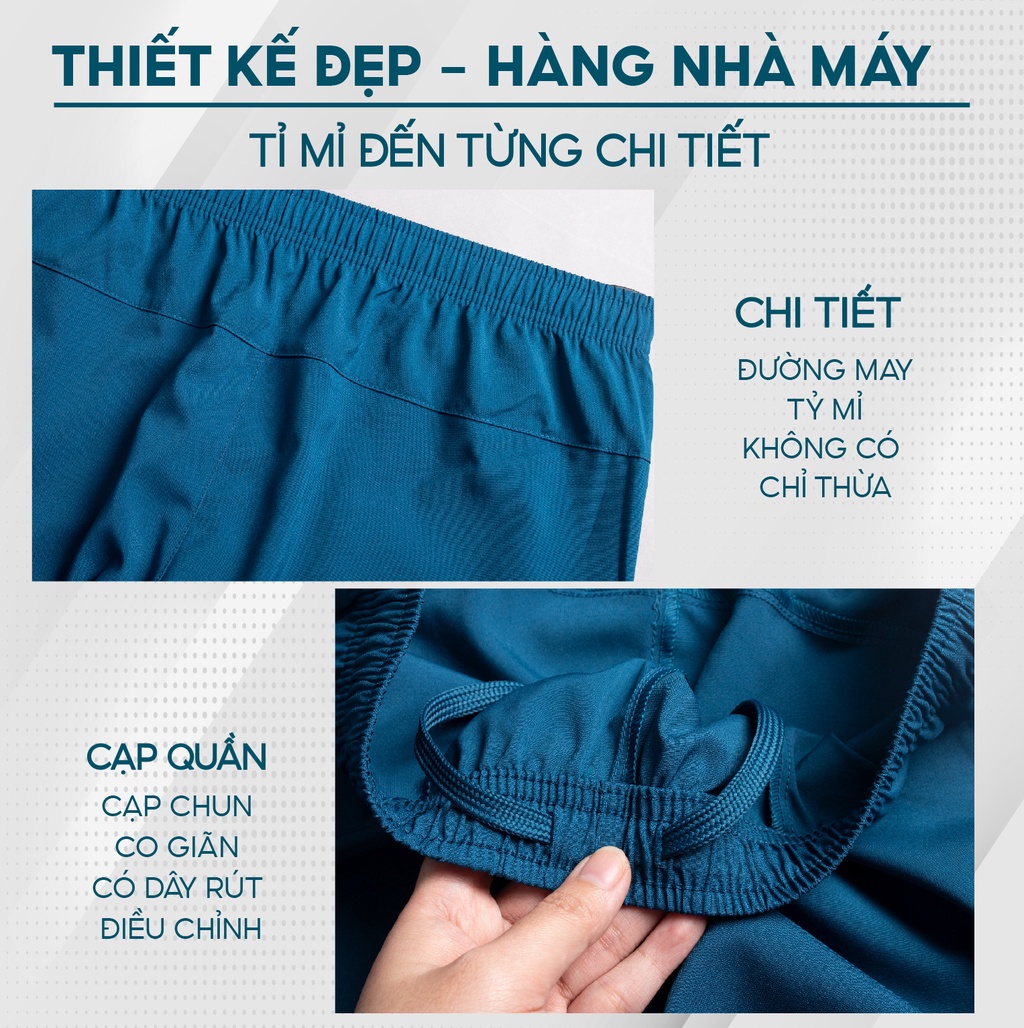 Mô tả Quần đùi nam chạy bộ Fasvin R21451.HN vải Dù Gió co giãn nhẹ mát - 3