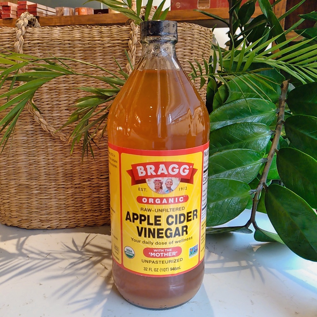 Mô tả Giấm táo hữu cơ Bragg - Hàng mỹ - Chai lớn 946ml - 1