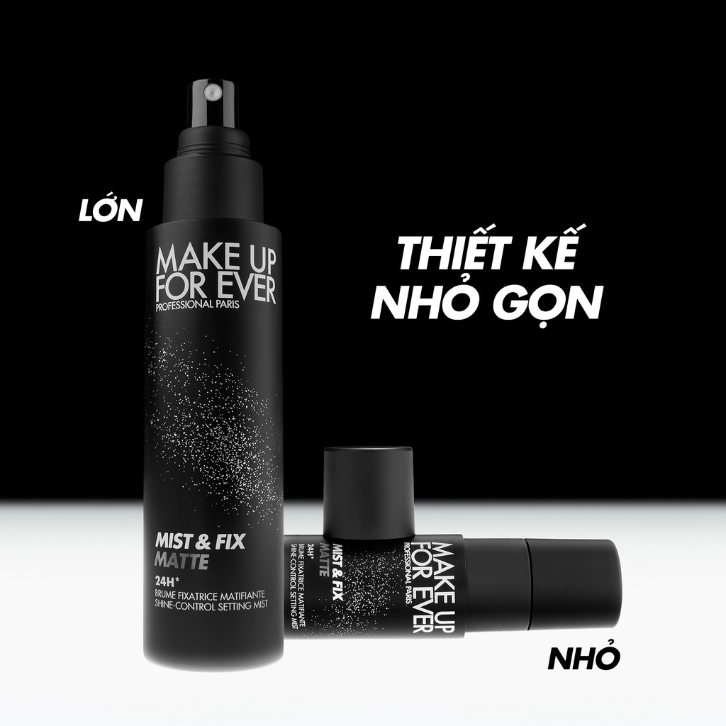 Mô tả Xịt Khóa Cố Định Lớp Trang Điểm Kiềm Dầu MIST & FIX MATTE 100ml - MAKE UP FOR EVER - 4