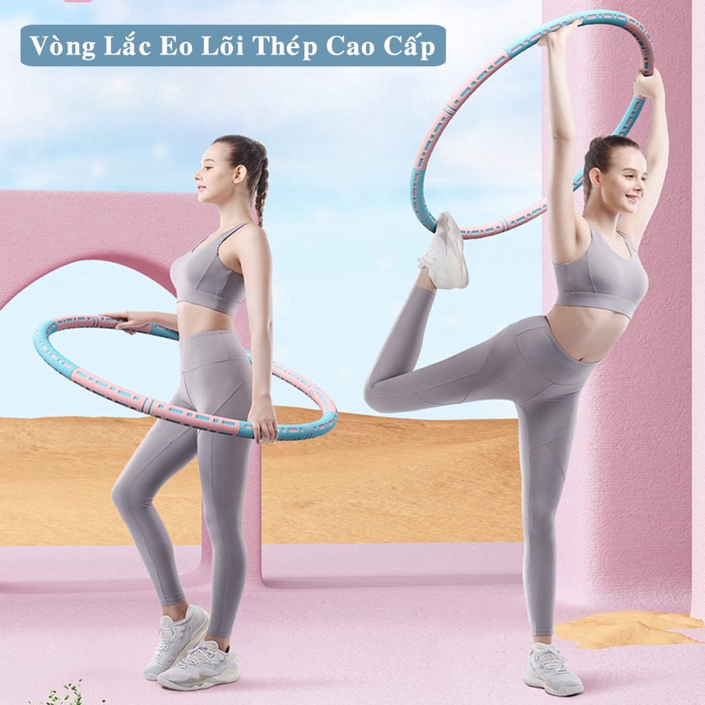 Mô tả Vòng Lắc Eo Giảm Mỡ Bụng Lõi Thép Không Gỉ Tập Bụng Thon Massage Giảm Mỡ Bằng Ống Thép Không Gỉ Hãng Amalife - 7