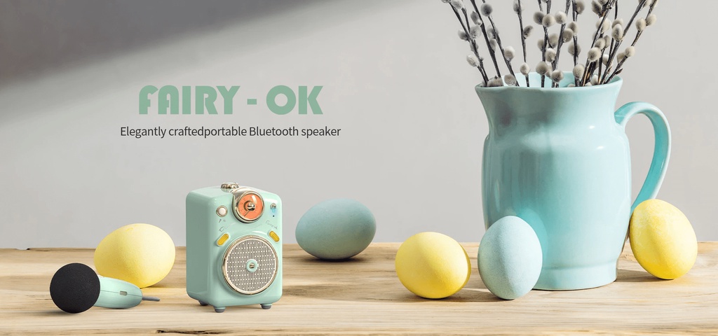 Mô tả Loa Bluetooth Karaoke Divoom Fairy-Ok công suất 10W kèm mic không dây, chất âm chân thực và sống động - BH 12 tháng - 1