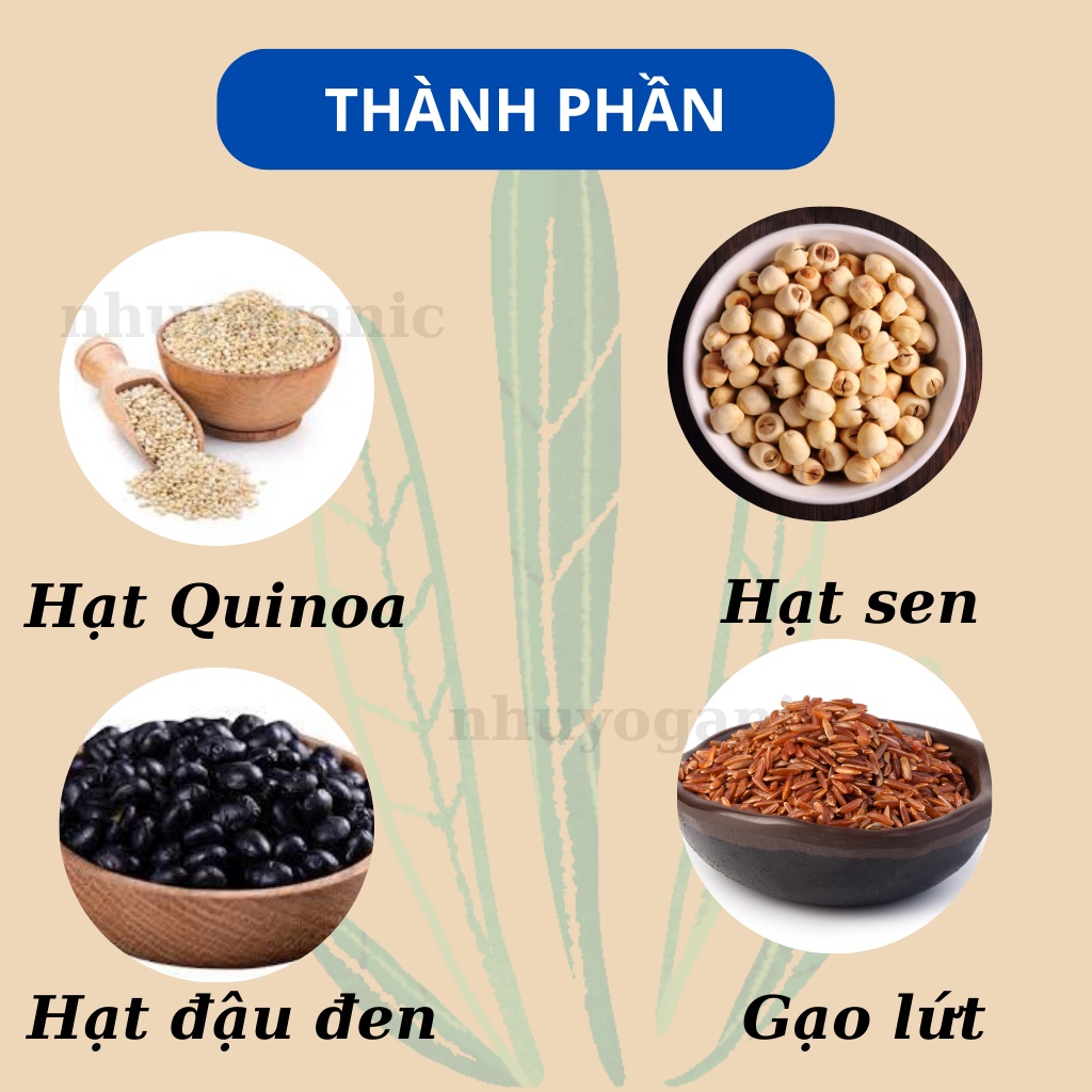 Mô tả Bột Gạo Lứt Như Ý Ny Giảm Cân, Giảm Mỡ, Lợi Sữa Hiệu Quả Từ Thiên Nhiên, Dễ Uống Thơm Ngon 800gr - 2