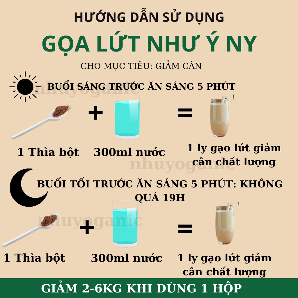 Mô tả Bột Gạo Lứt Như Ý Ny Giảm Cân, Giảm Mỡ, Lợi Sữa Hiệu Quả Từ Thiên Nhiên, Dễ Uống Thơm Ngon 800gr - 4