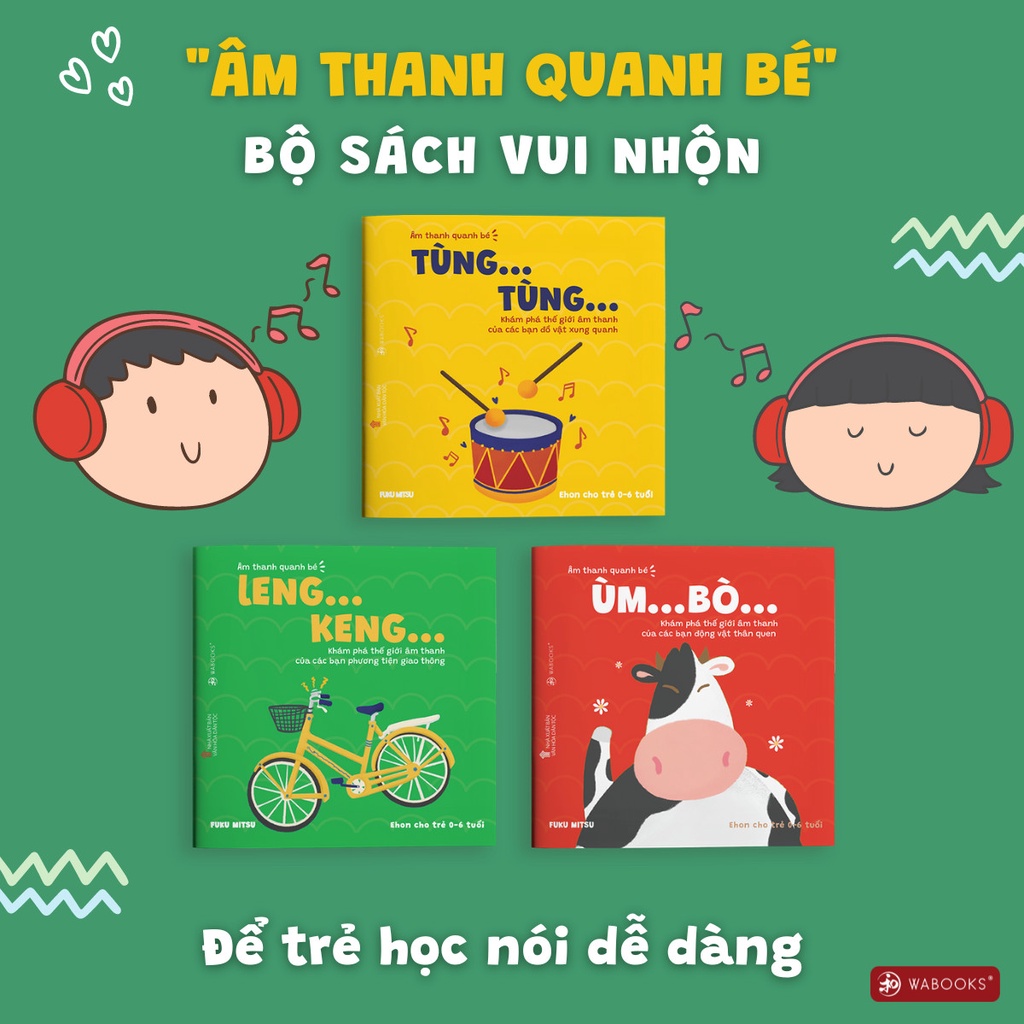 Mô tả Sách Ehon - Combo 7 cuốn Khám phá thế giới - Bộ Bạn là ai vậy và Âm thanh quanh bé - 2