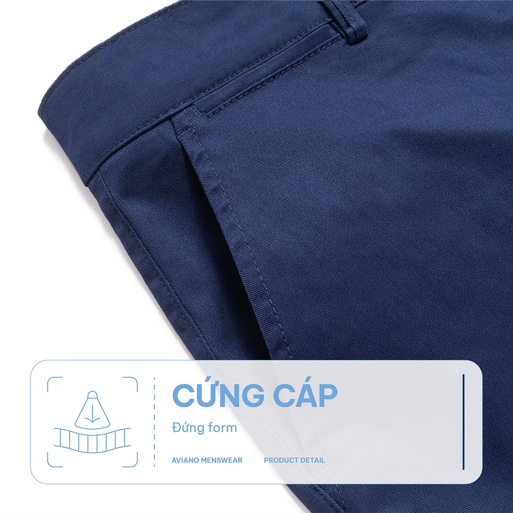 Quần kaki AVIANO màu xanh than