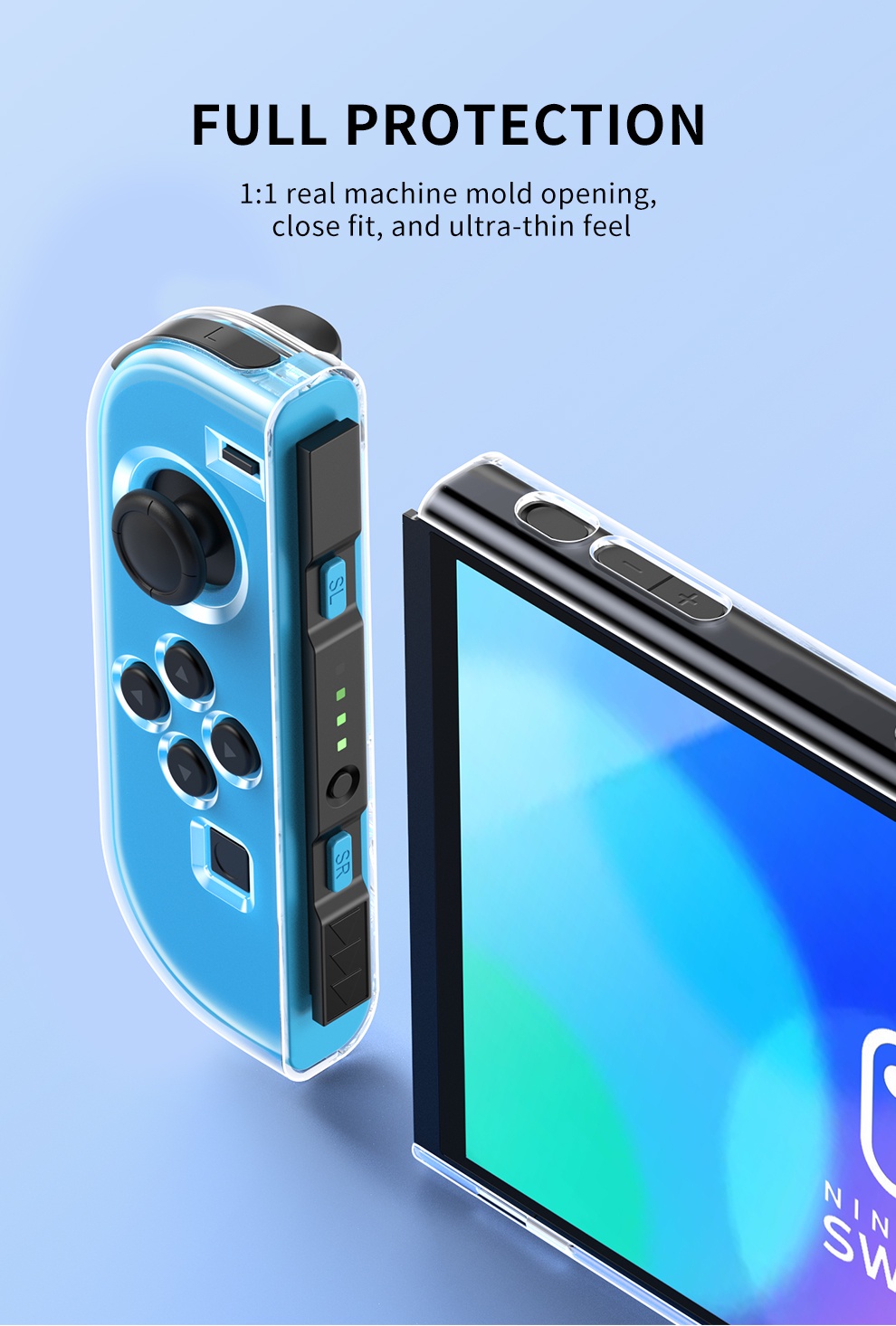 SmartDevil Vỏ PC Cứng Trong Suốt Siêu Mỏng Chia Ngăn Bảo Vệ Cho Tay Cầm ...
