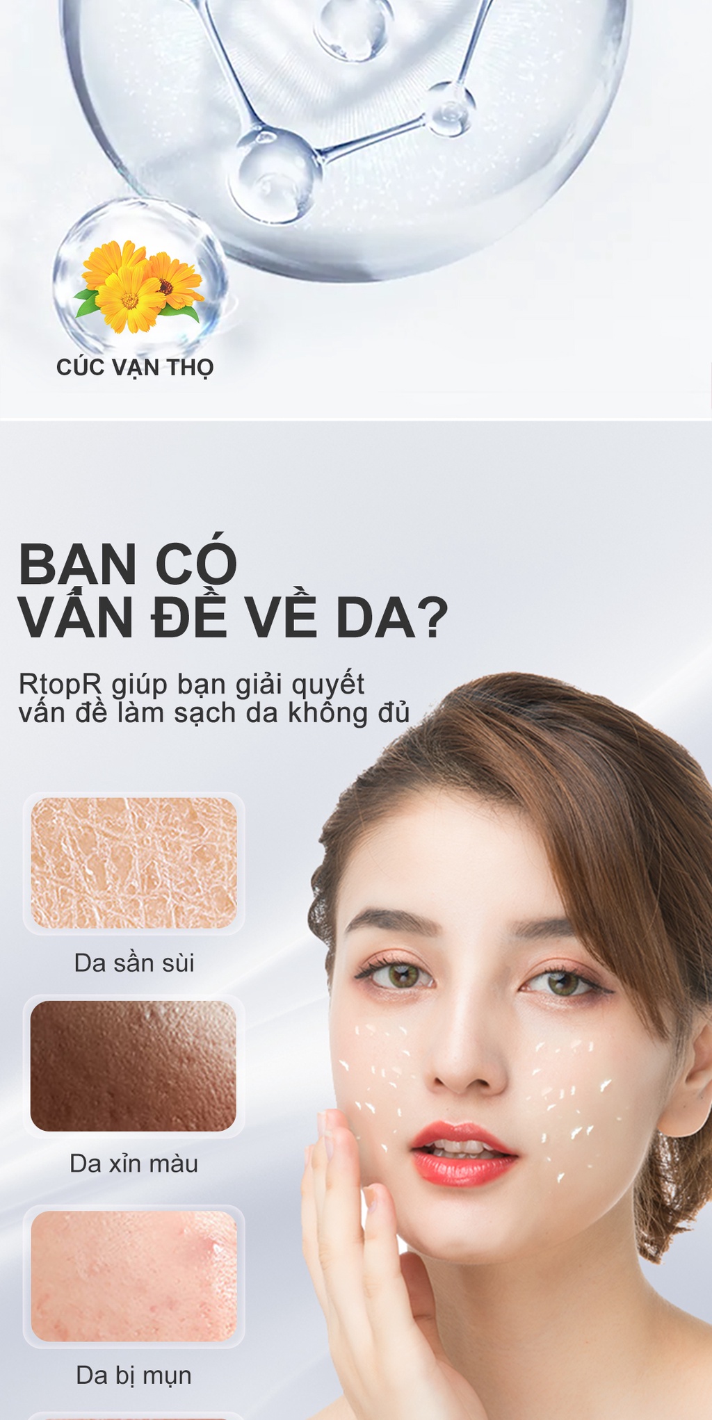 Mô tả Bộ 3 Kem Tẩy Tế Bào Chết Rtopr Dưỡng Ẩm Làm Trắng Da Chất Lượng Cao - 6