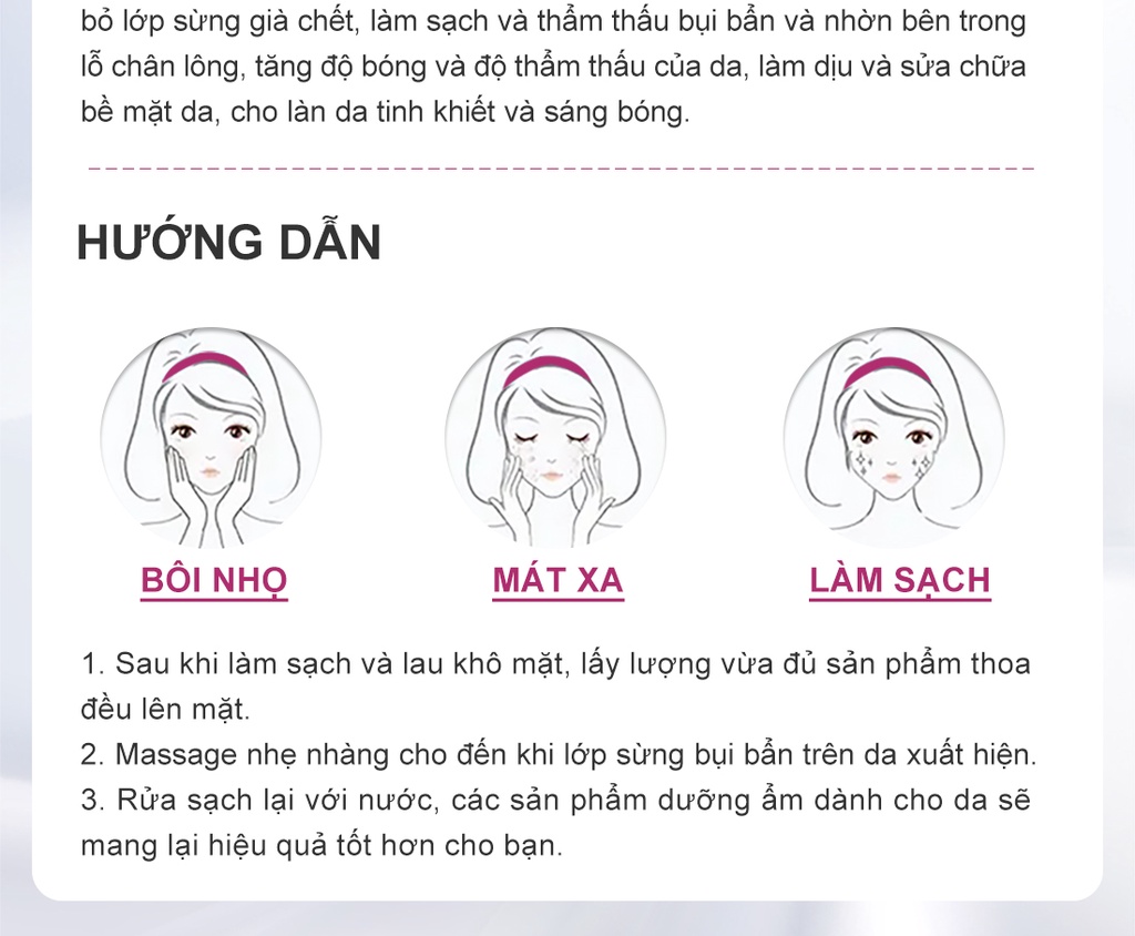 Mô tả Bộ 3 Kem Tẩy Tế Bào Chết Rtopr Dưỡng Ẩm Làm Trắng Da Chất Lượng Cao - 10
