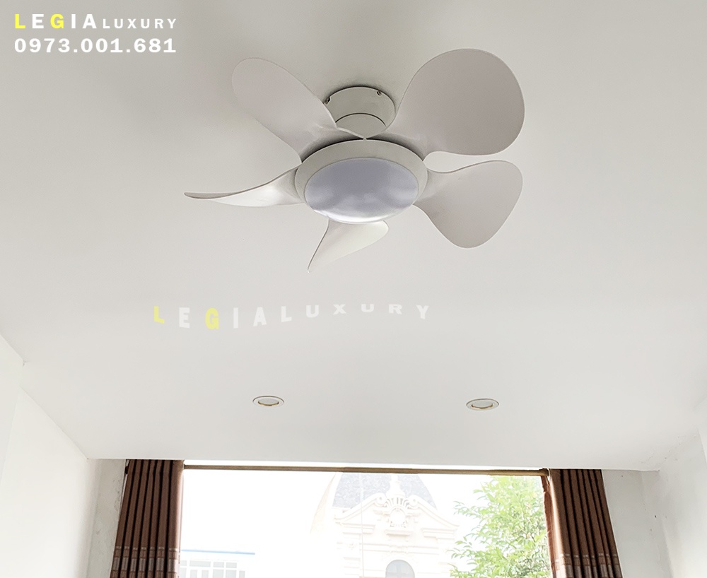 Mô tả Quạt Trần Mini Gió Mạnh LÊ GIA LGFAN731T - Chiều Cao 25cm - Sải Cánh 74cm - Bảo Hành 5 Năm - 2