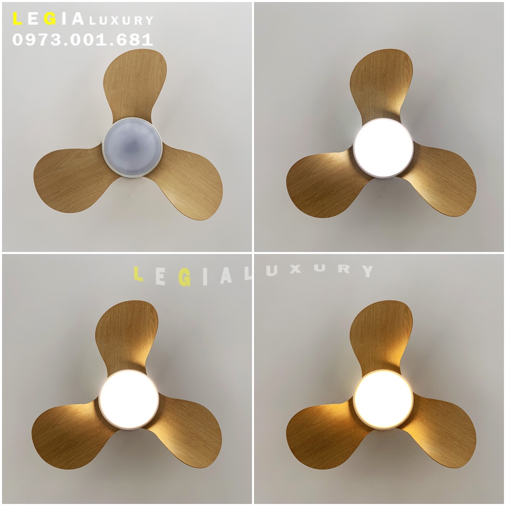 Mô tả Quạt Trần Mini 3 Cánh Giá Rẻ LÊ GIA LGFAN730V - Chiều Cao 22cm - Sải Cánh 61cm - Bảo Hành 5 Năm - 4