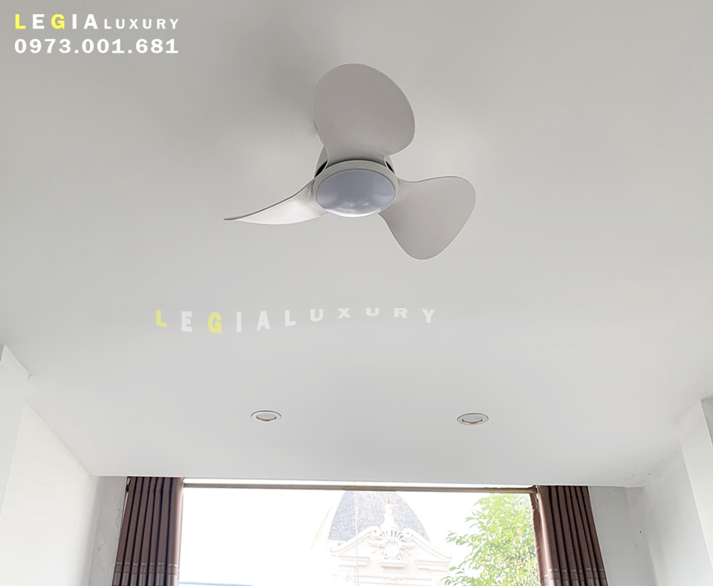 Mô tả Quạt Trần Mini Có Đèn LÊ GIA LGFAN730T - Chiều Cao 22cm - Sải Cánh 61cm - Bảo Hành 5 Năm - 2