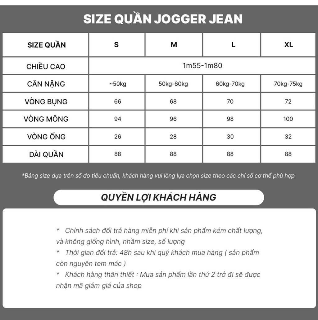 Quần Jogger Jeans Nam Cạp Chun SUTU BRAND Phong Cách Hàn Quốc Trẻ Trung