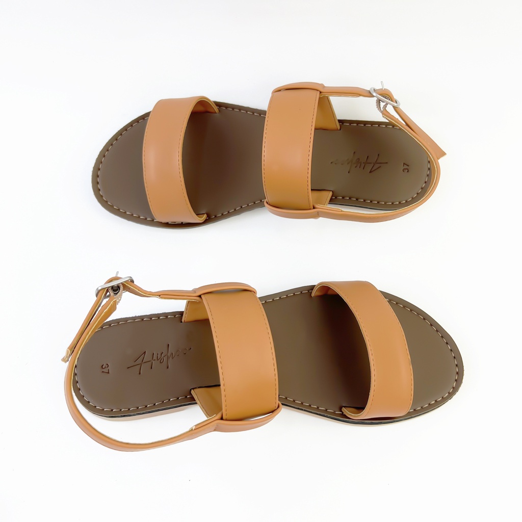 Mô tả Giày Sandal đi học Thời Trang biển Hishoo Quai hậu Ngang Da Mềm Cao Cấp Có Bigsize VNXK Ulzzang Quai Mảnh Nam Nữ S050 - 3