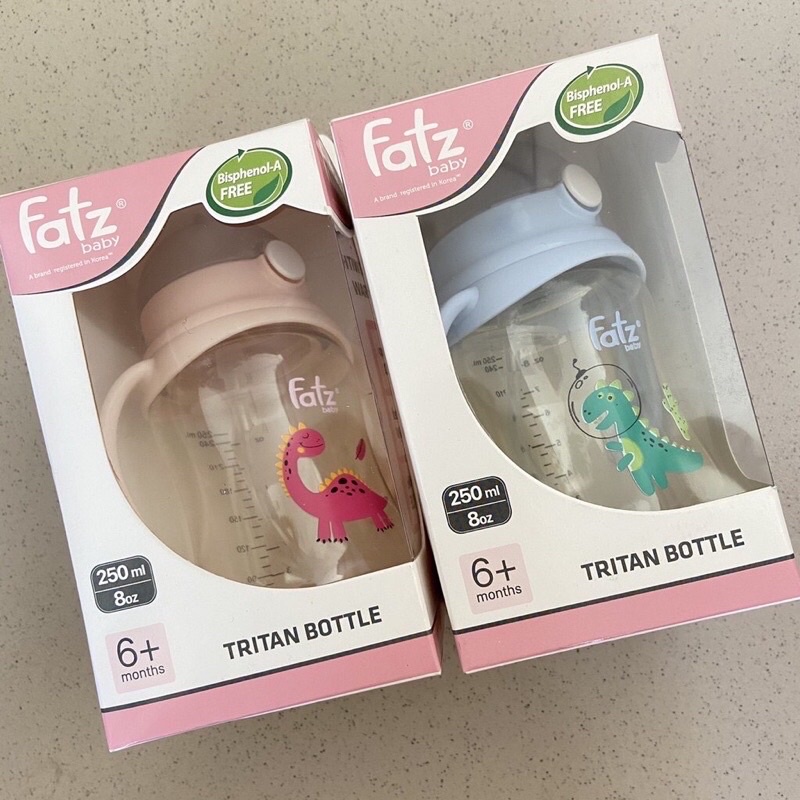 Mô tả Bình uống nước Tritan chống đổ phao xoay 360 độ 250ml Fatzbaby - 8