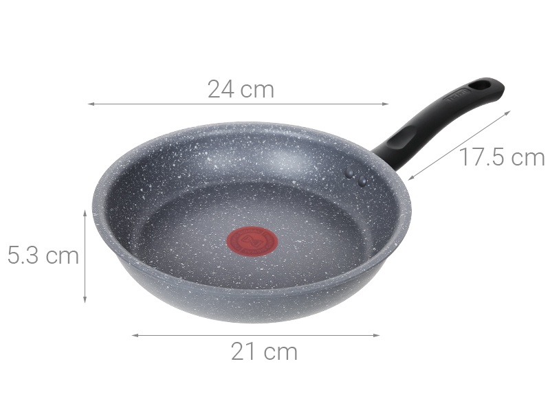Mô tả Chảo chống dính Tefal Healthy 24cm (G1340495)/ 28cm (G1340695) - Chảo chiên dùng được cho bếp từ - 1