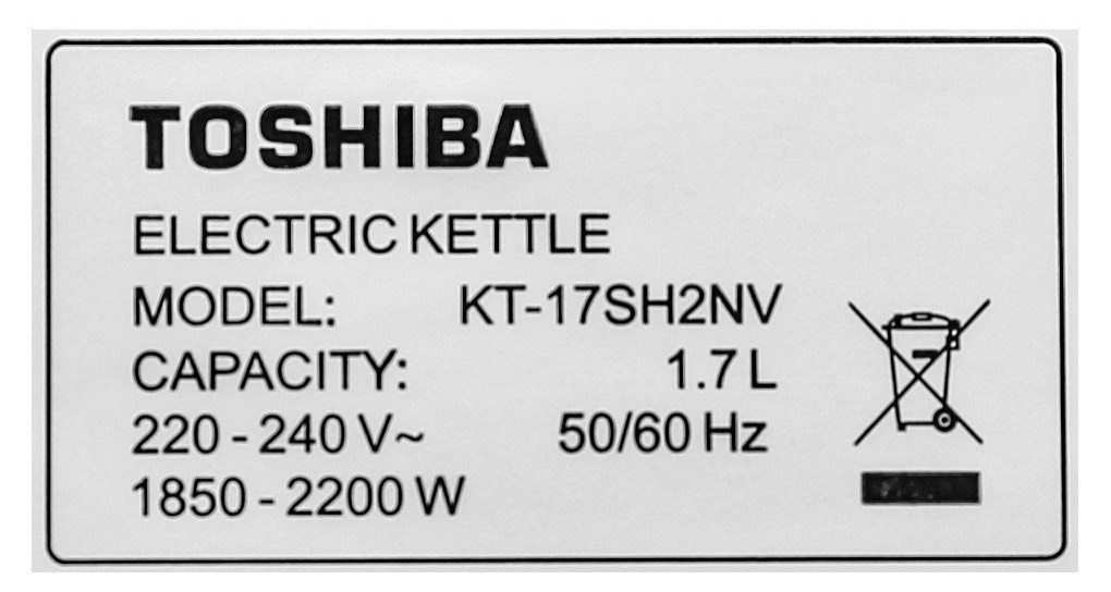Mô tả Ấm siêu tốc Toshiba KT-17SH2NV - Dung tích 1.7L - Thép không gỉ - Hàng chính hãng - Bảo hành 1 năm - 4