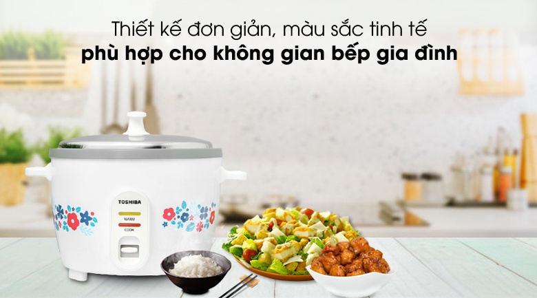 Dung tích nồi cơm điện Toshiba RC-18MH(F) 1.8 lít