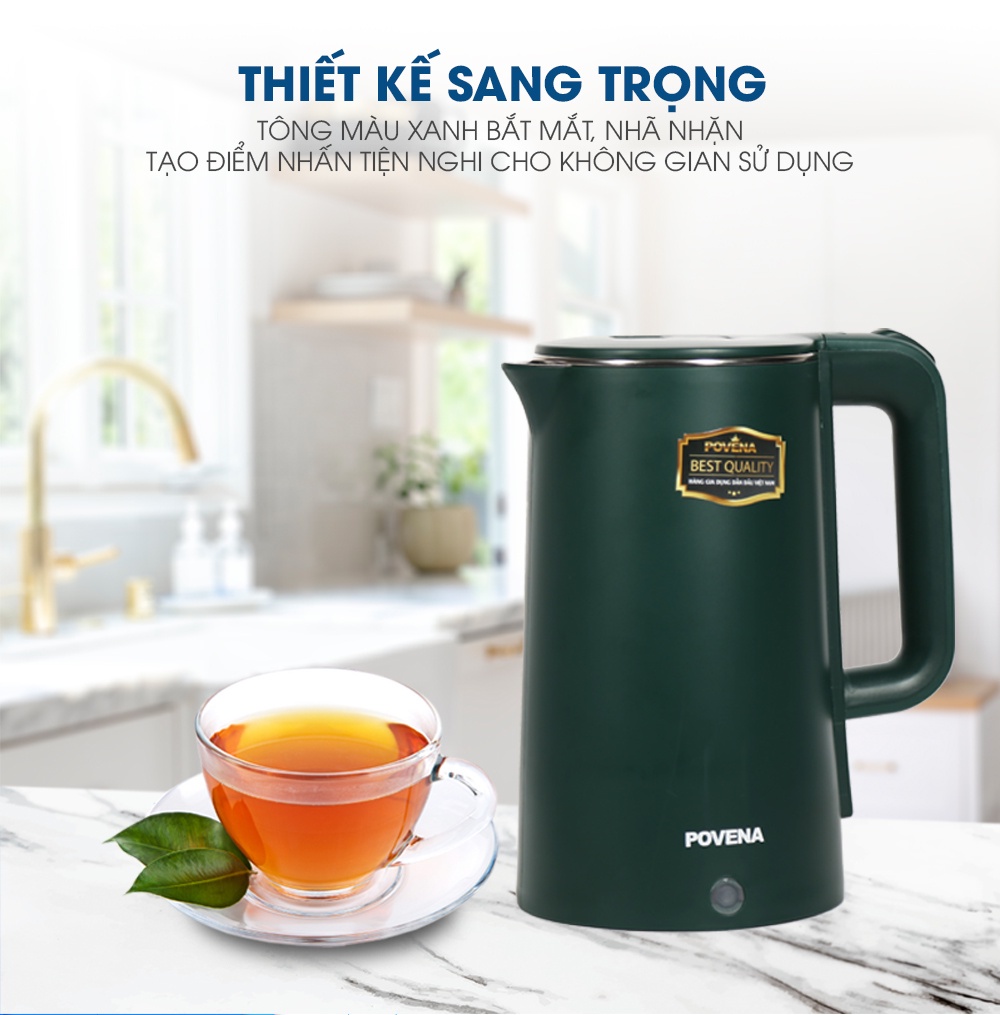 Mô tả Ấm Siêu Tốc POVENA 2.3L PVN-23 - 1