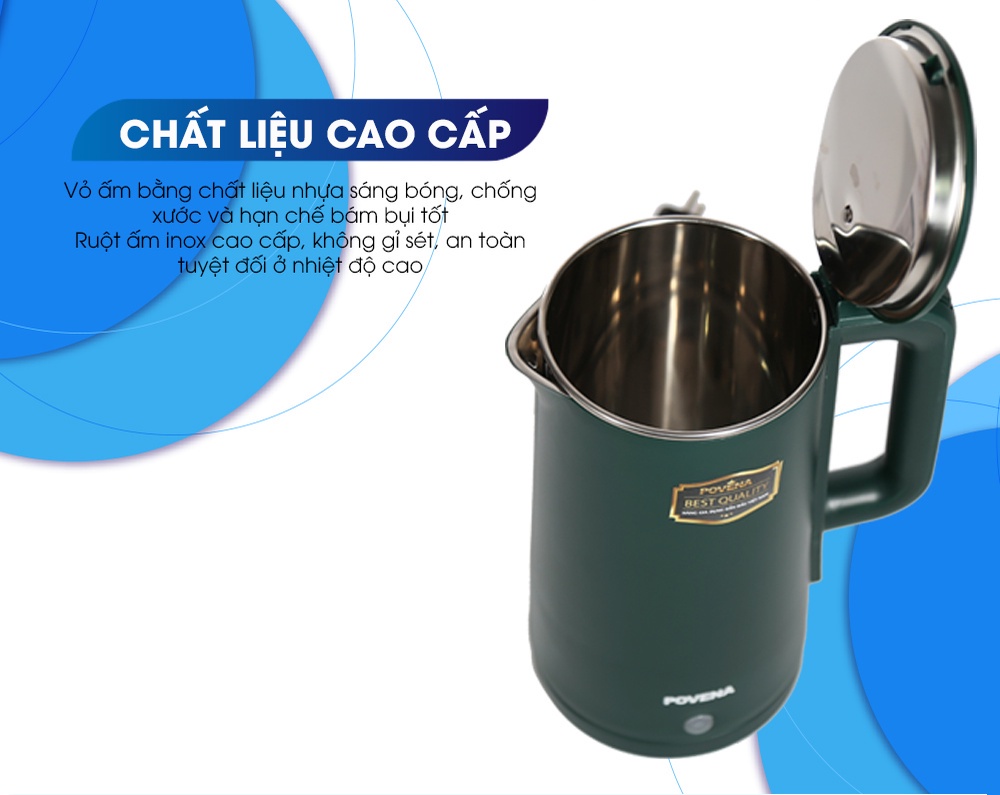Mô tả Ấm Siêu Tốc POVENA 2.3L PVN-23 - 2