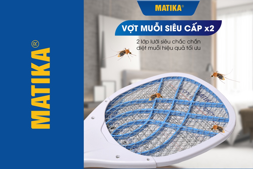 Mô tả Vợt Muỗi Điện Thông Minh Matika MTK-MQ20 - 1