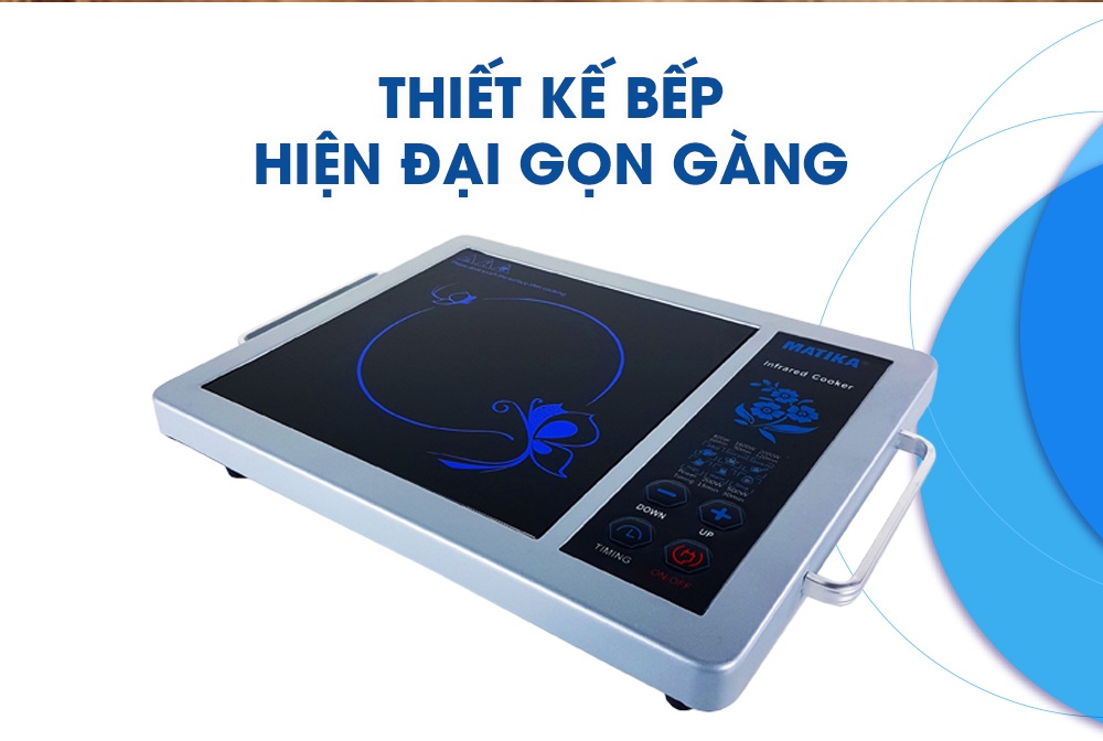 Mô tả Bếp Hồng Ngoại Đơn MATIKA Công Suất 2000W MTK-H22 - 2