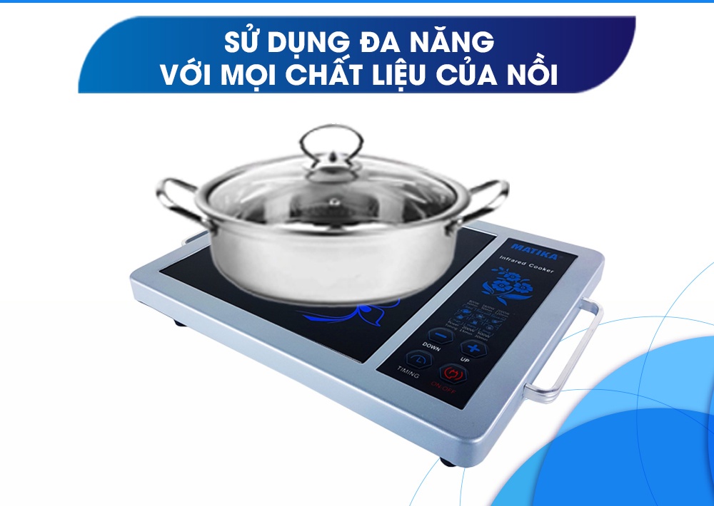 Mô tả Bếp Hồng Ngoại Đơn MATIKA Công Suất 2000W MTK-H22 - 5
