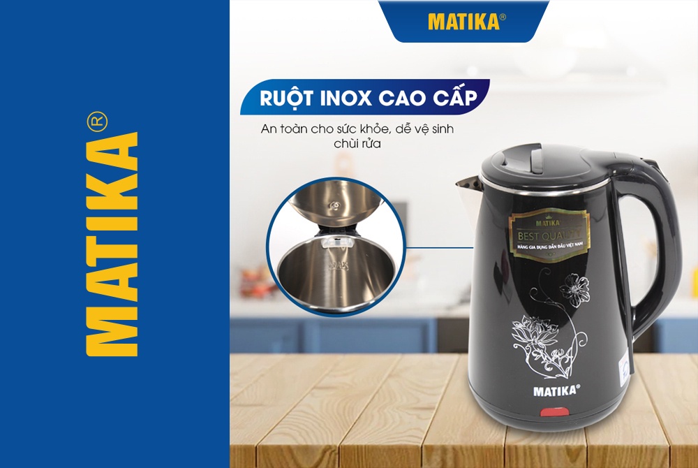 Mô tả Ấm Siêu Tốc MATIKA 2L 1500W MTK-20 - 2