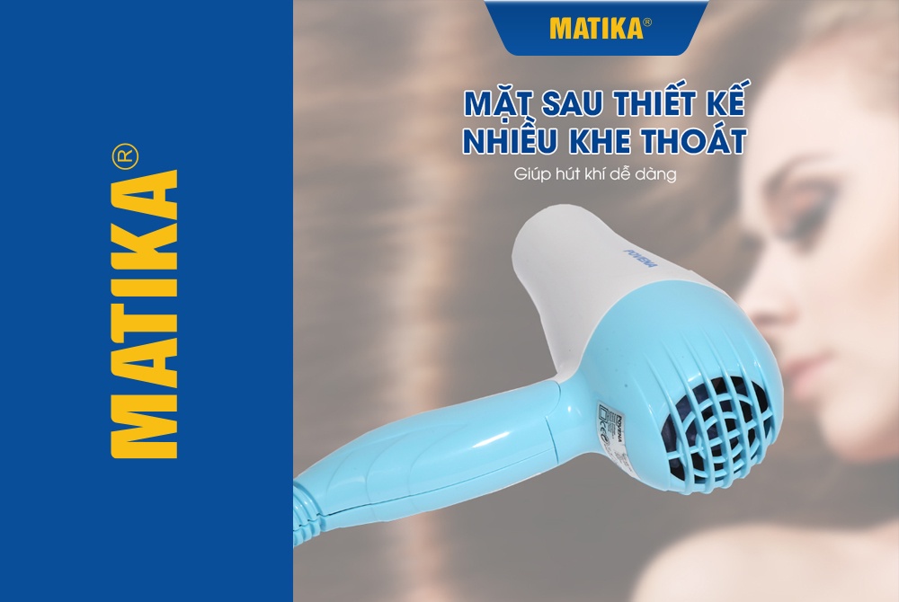 Mô tả Máy Sấy Tóc Mini POVENA 650W PVN-3365 - 5