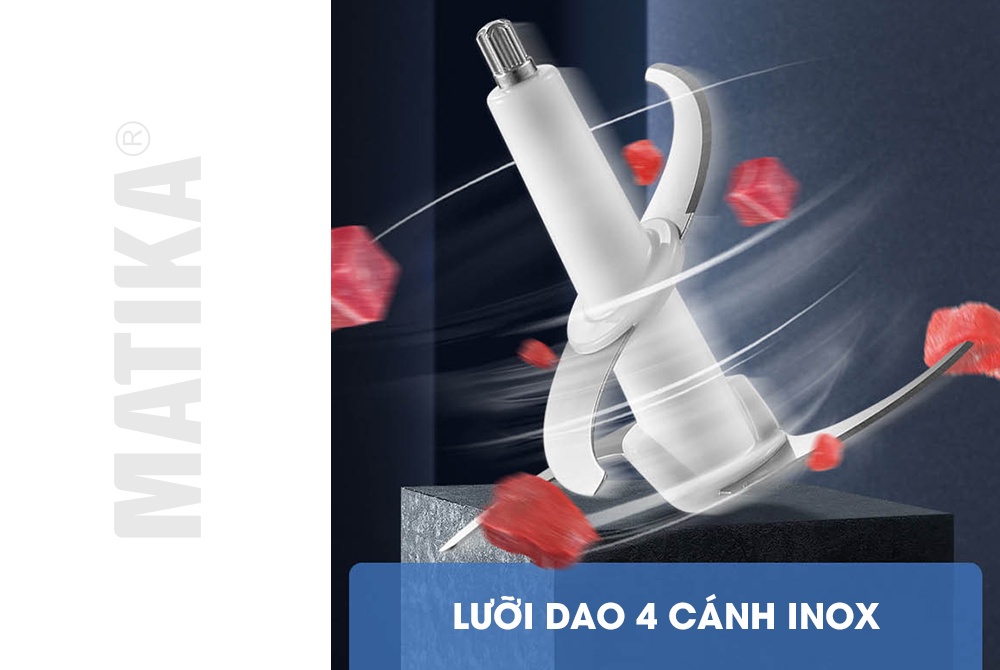 Mô tả Máy Xay Thịt MATIKA 2L Cối Thủy Tinh MTK3220 - 4