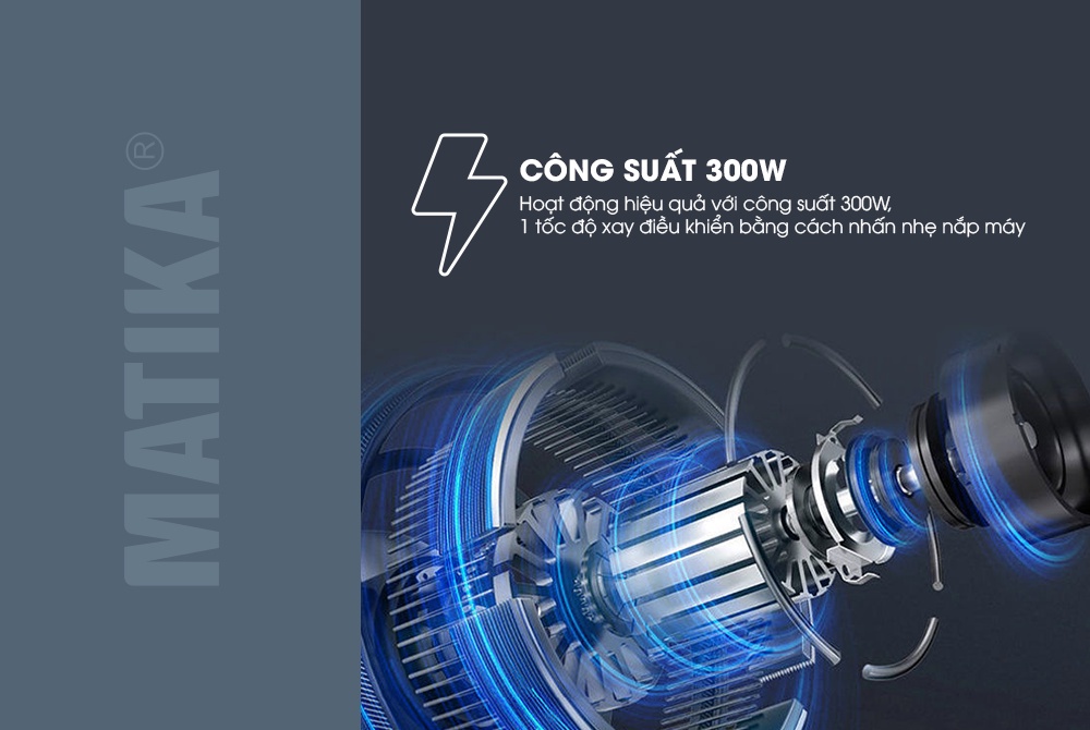 Mô tả Máy Xay Thịt MATIKA 2L Cối Thủy Tinh MTK3220 - 6