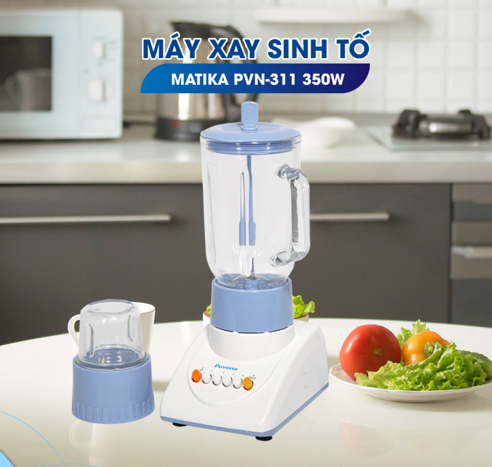 Mô tả Máy Xay Sinh Tố Đa Năng POVENA 2 Cối Xay PVN-311 - 1