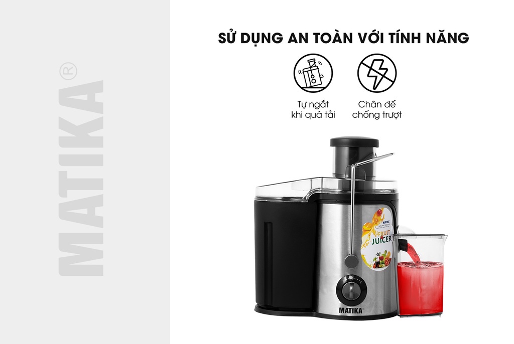 Mô tả Máy Ép Trái Cây MATIKA 1L 600W MTK-3266 - 5