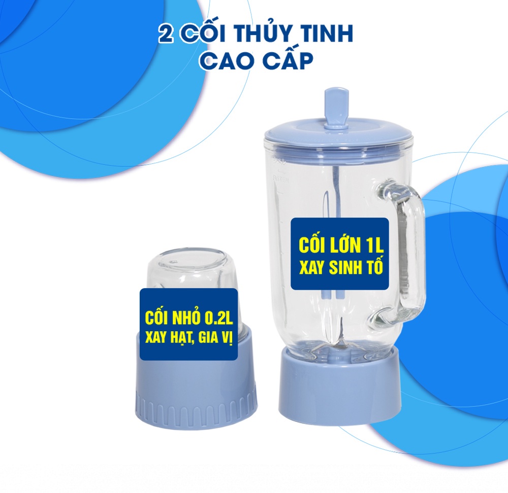 Mô tả Máy Xay Sinh Tố Đa Năng POVENA 2 Cối Xay PVN-311 - 5