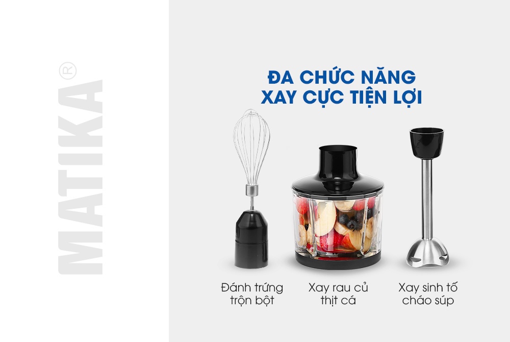 Mô tả Máy Xay Sinh Tố Cầm Tay MATIKA Đa Năng MTK-3131 - 4