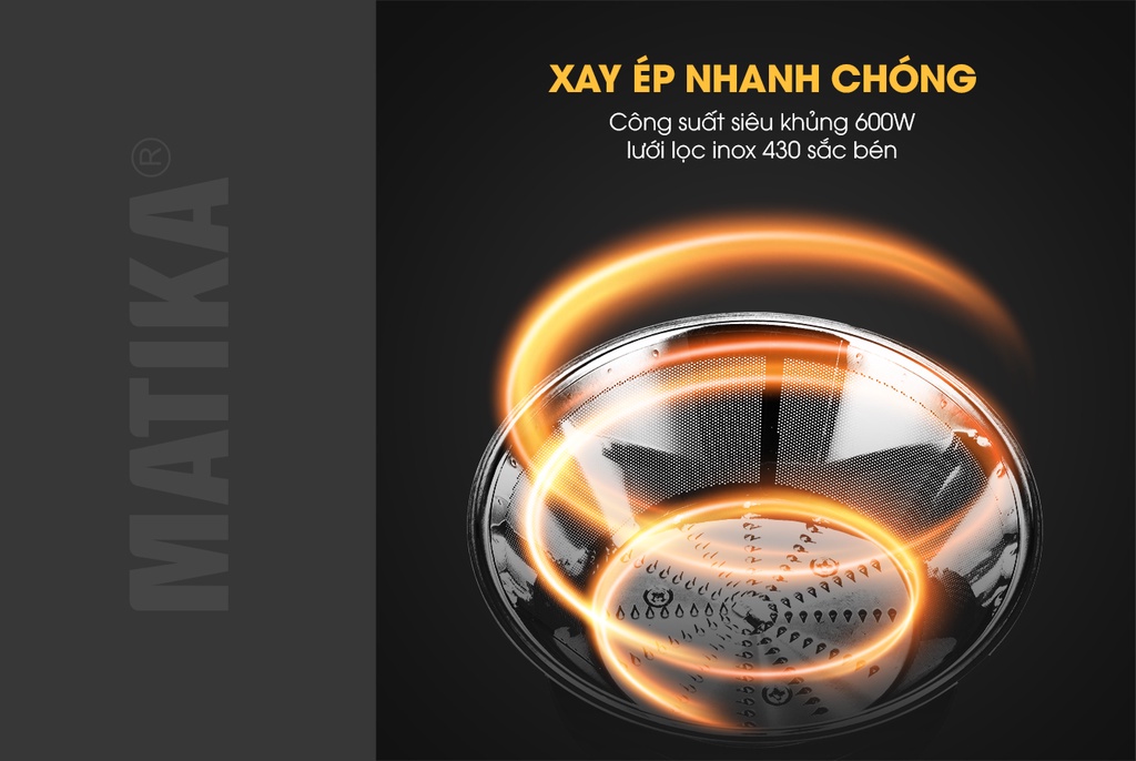 Mô tả Máy Ép Trái Cây MATIKA 1L 600W MTK-3266 - 7
