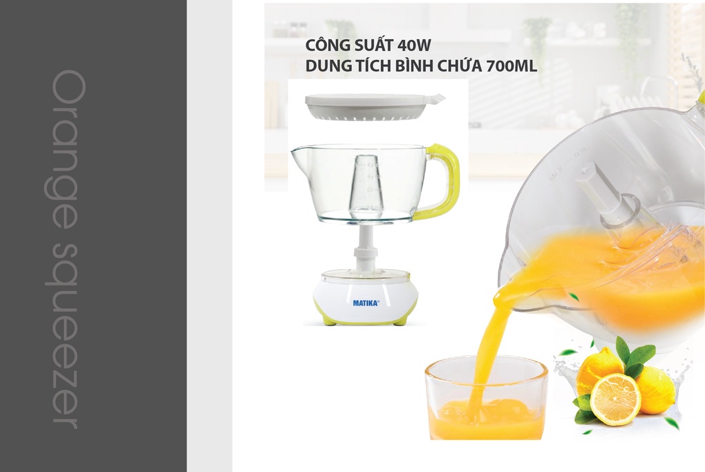 Mô tả Máy Vắt Cam MATIKA Dung Tích 700ml MTK3307 - 3