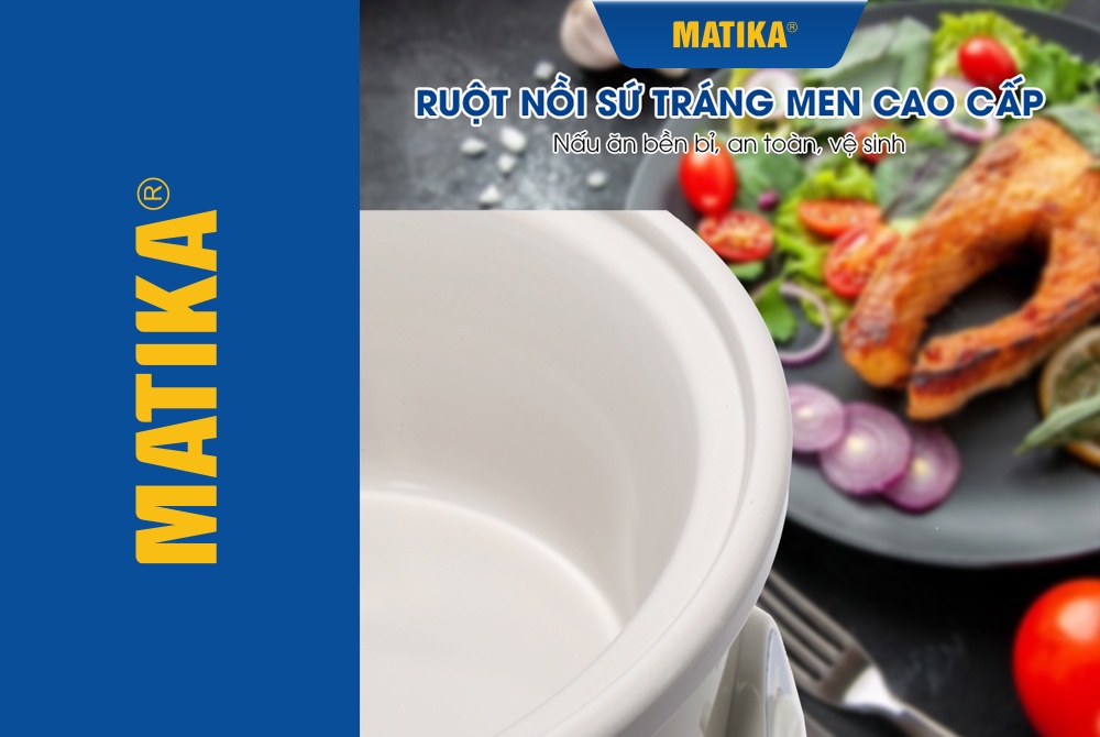 Mô tả Nồi Kho Cá Đa Năng MATIKA Dung Tích 2.5L MTK-9125 - 1