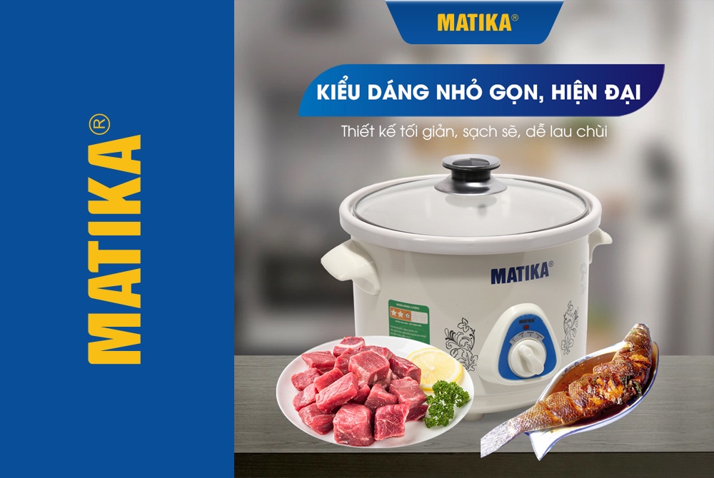 Mô tả Nồi Kho Cá Đa Năng MATIKA Dung Tích 2.5L MTK-9125 - 4