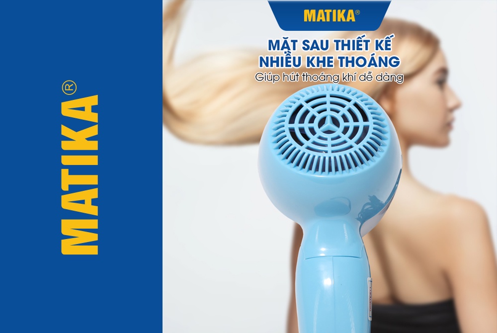 Mô tả Máy Sấy Tóc Mini MATIKA 650W MTK-3312 - 5