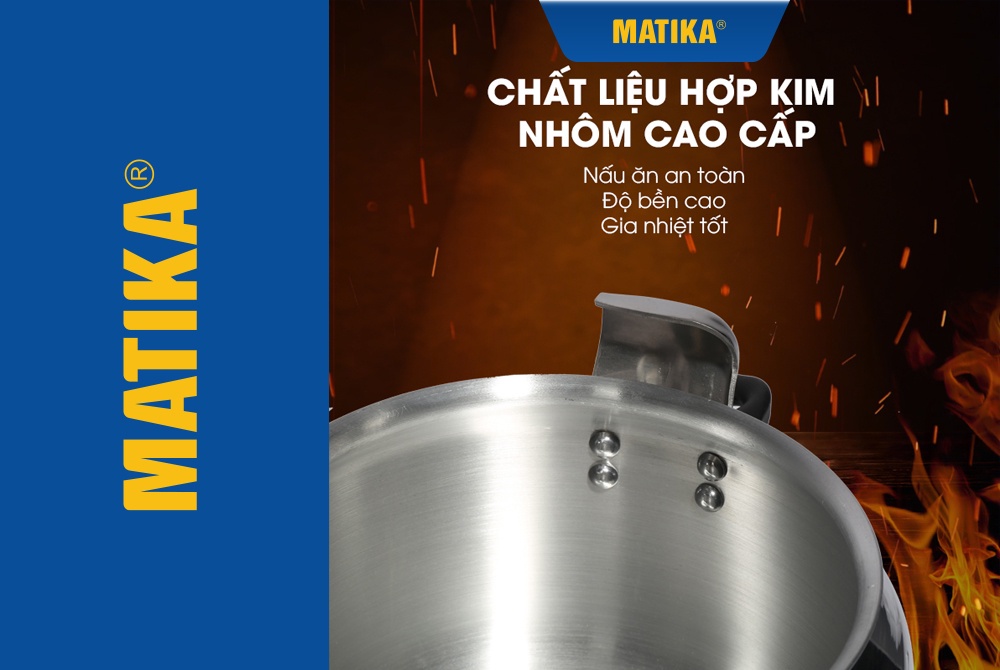 Mô tả Nồi Áp Suất Bếp Gas MATIKA Dung Tích 7L MTK-9270 - 4