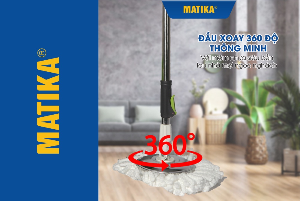 Mô tả Bộ cây lau nhà MATIKA MTK-92 - 3