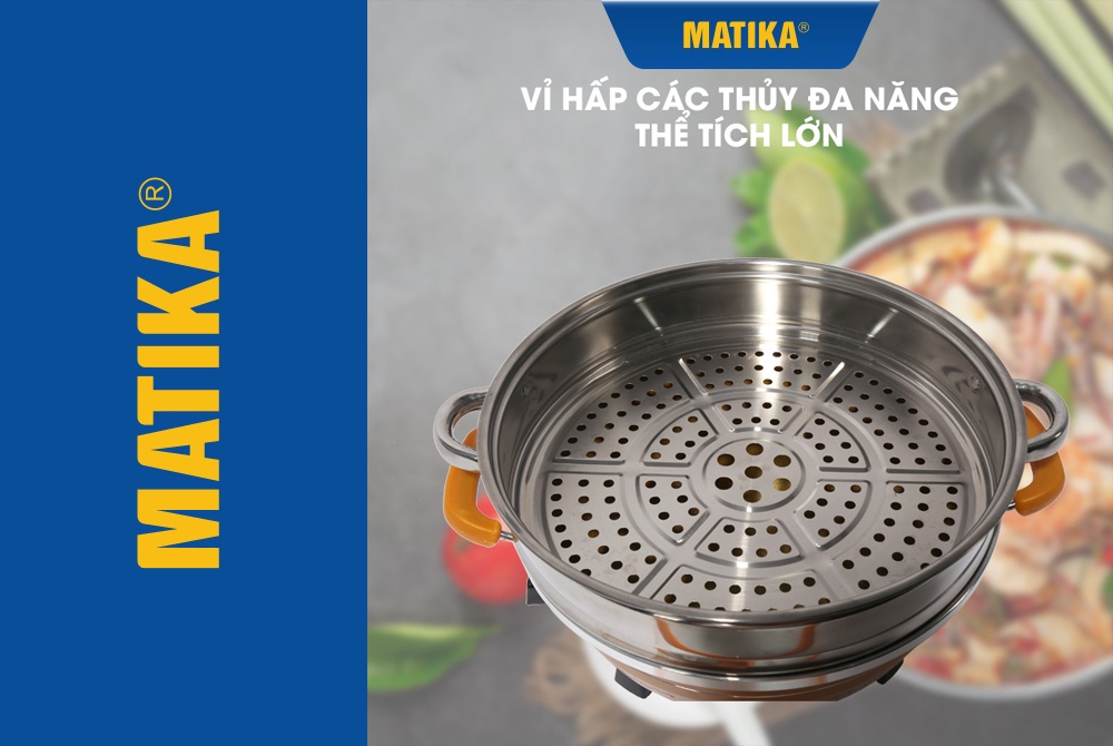 Mô tả Nổi lẩu điện đa năng MATIKA 6L 1800W MTK-9032 - 7