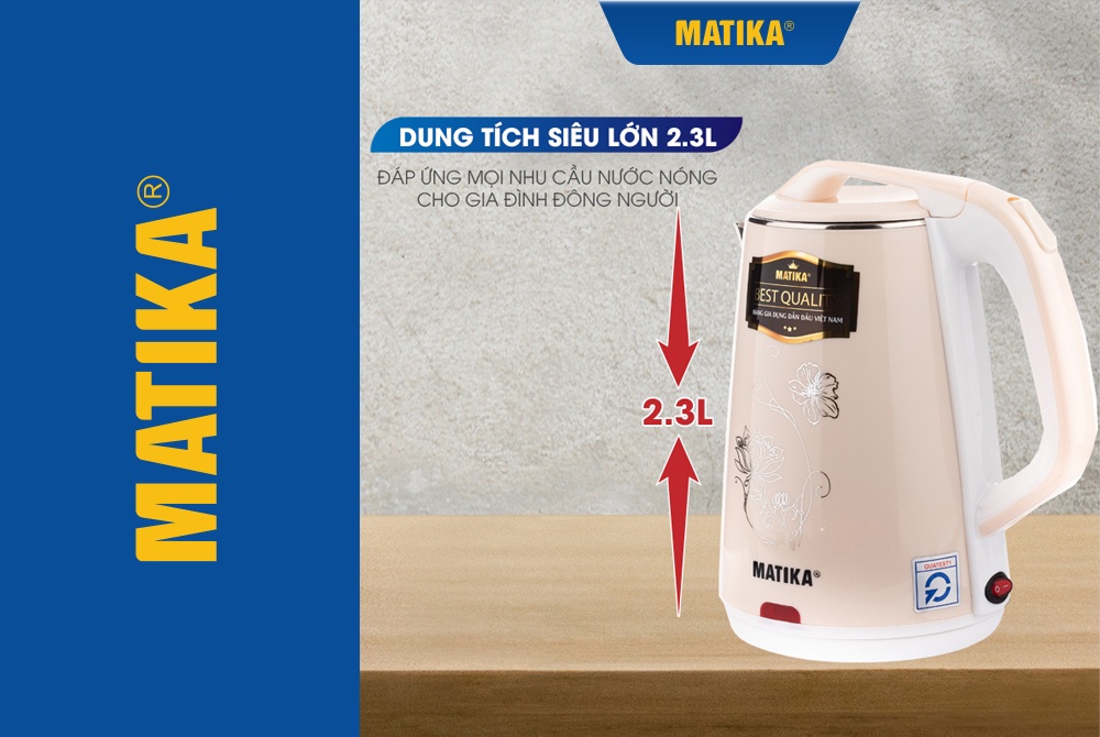 Mô tả Ấm Siêu Tốc MATIKA 2.3L 1500W MTK24 - 4