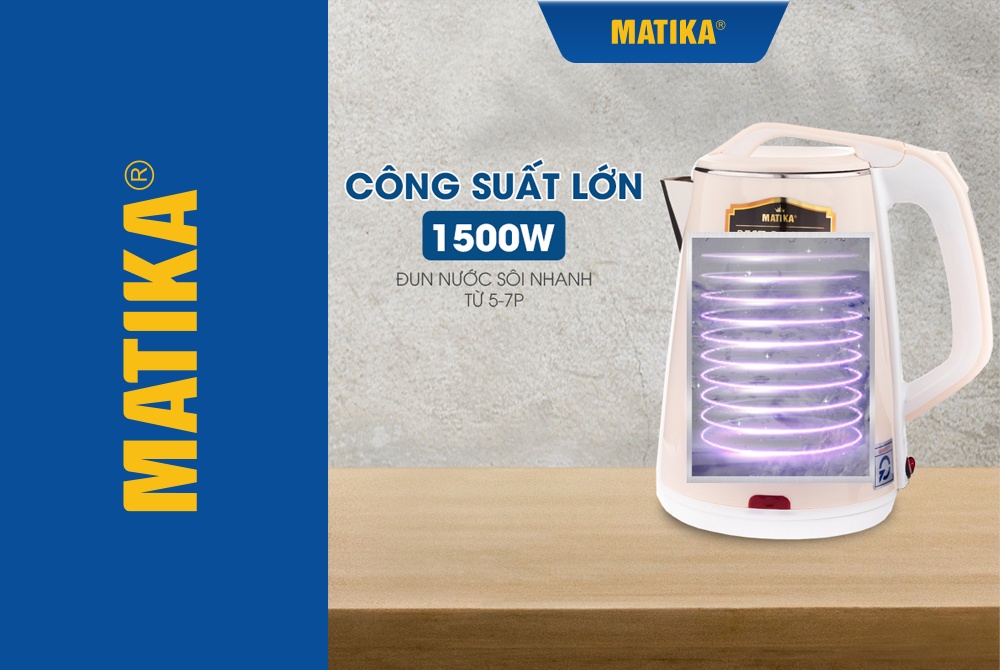 Mô tả Ấm Siêu Tốc MATIKA 2.3L 1500W MTK24 - 5