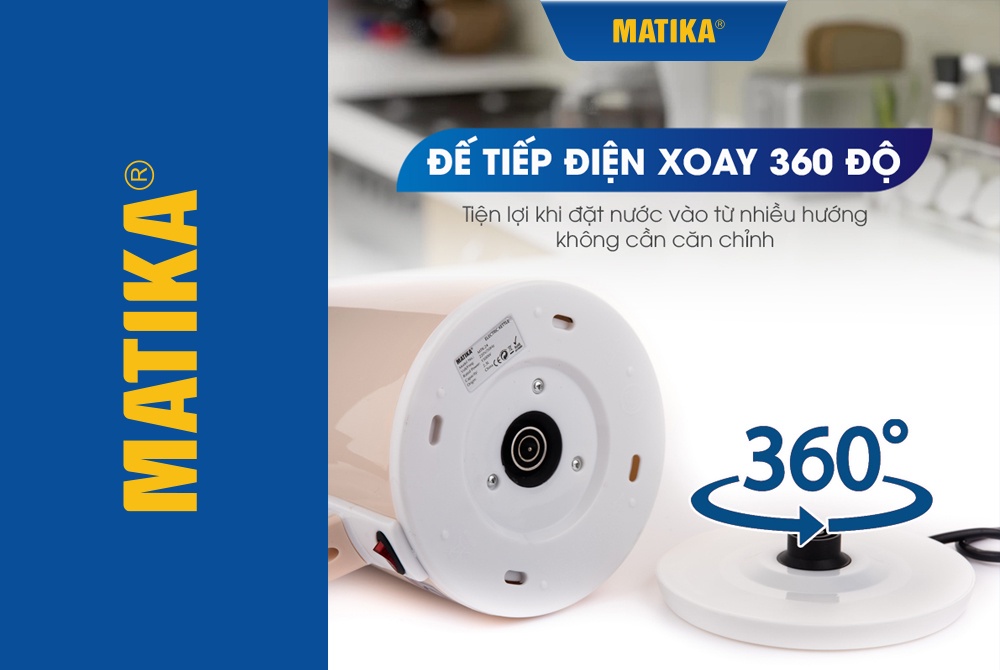 Mô tả Ấm Siêu Tốc MATIKA 2.3L 1500W MTK24 - 7