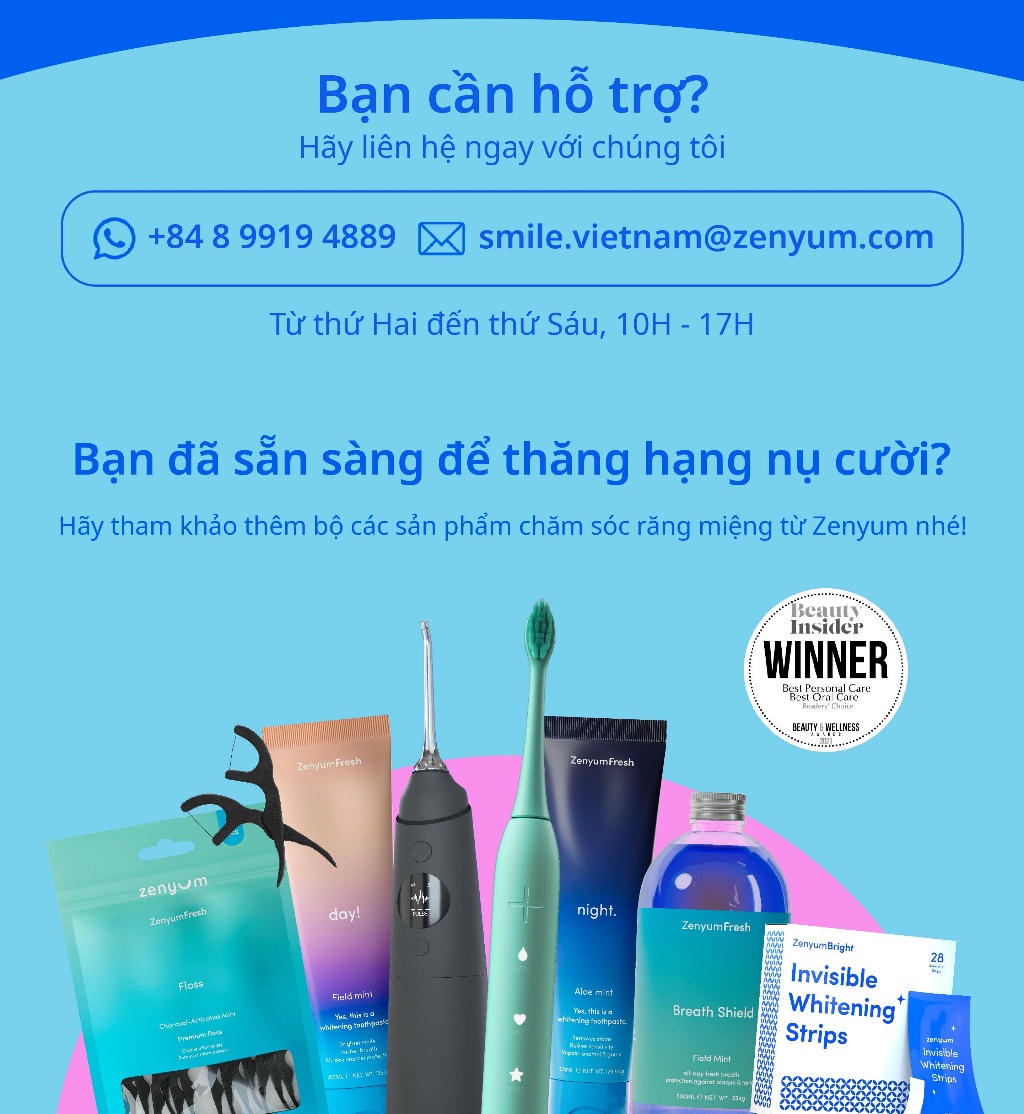 Mô tả Bàn Chải Điện Zenyum Sonic Màu Xanh Mint - Công Nghệ Singapore - 4