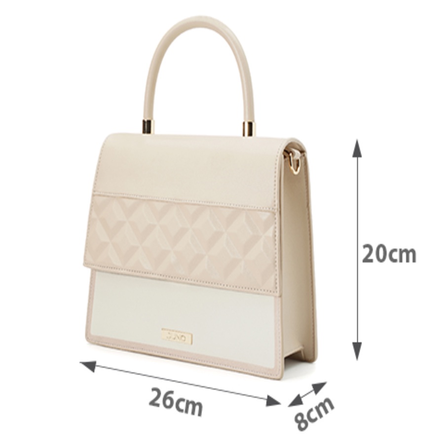 Mô tả Túi Xách Trung Nữ Thời Trang JUNO Dập Hiệu Ứng Princess Diamond TXT226 - 1