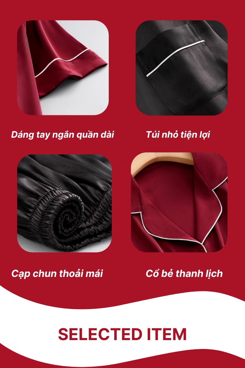Đồ Ngủ Tay Ngắn Quần Dài ZENME