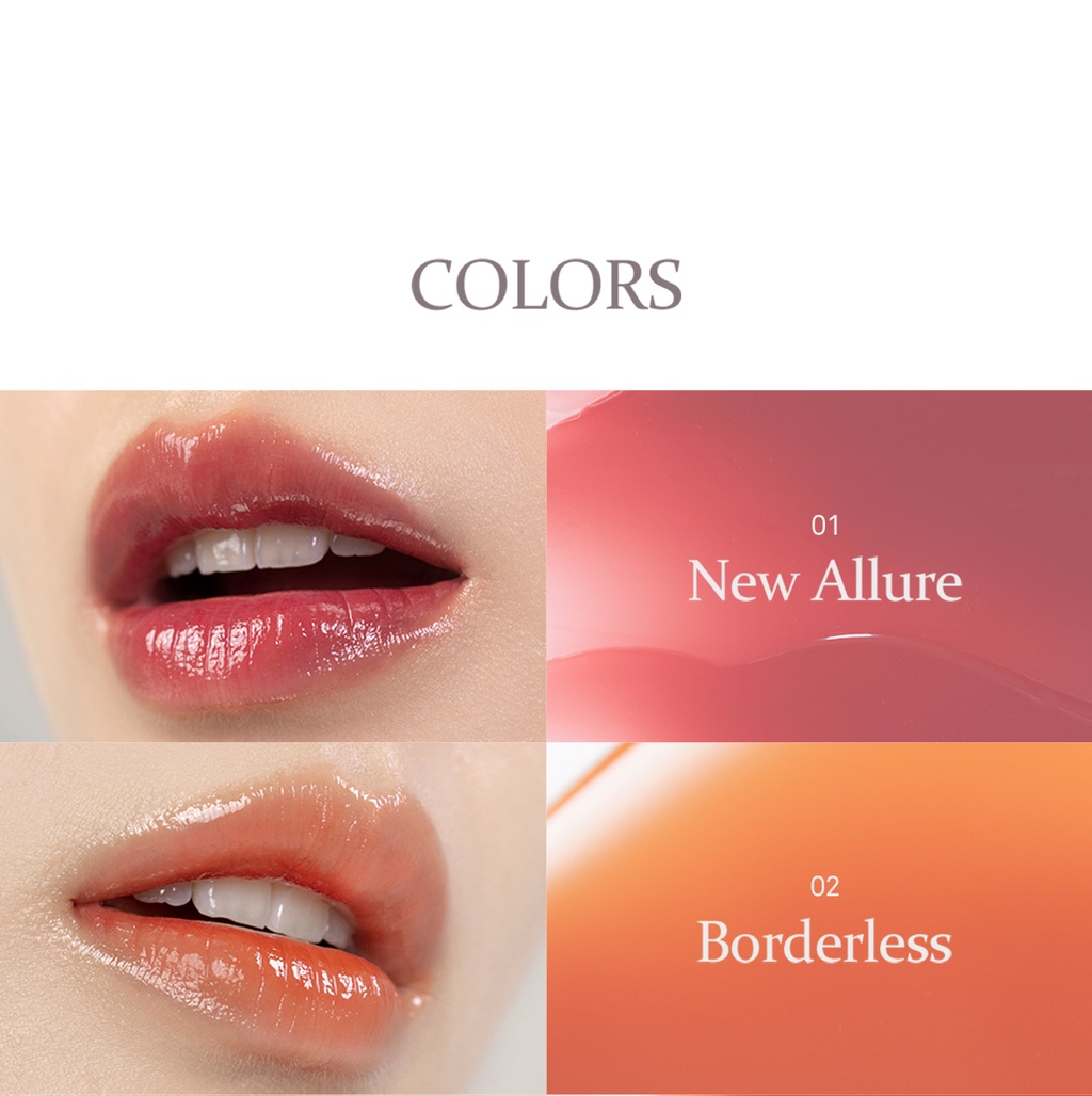 Mô tả Son Tint Bóng hince Mood Enhancer Water Liquid Glow 4ml - 5