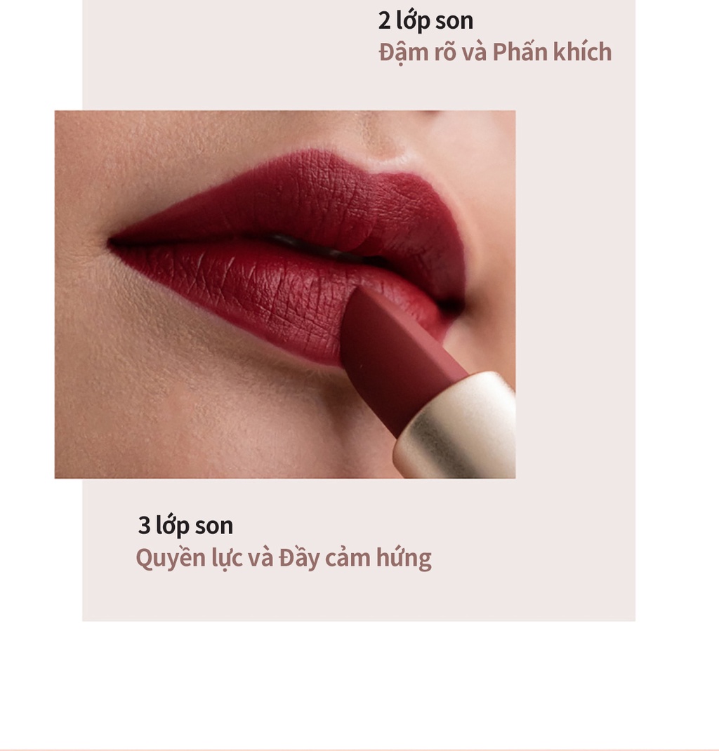 Mô tả Son Thỏi Lì hince Mood Enhancer Matte 3.5G - 6